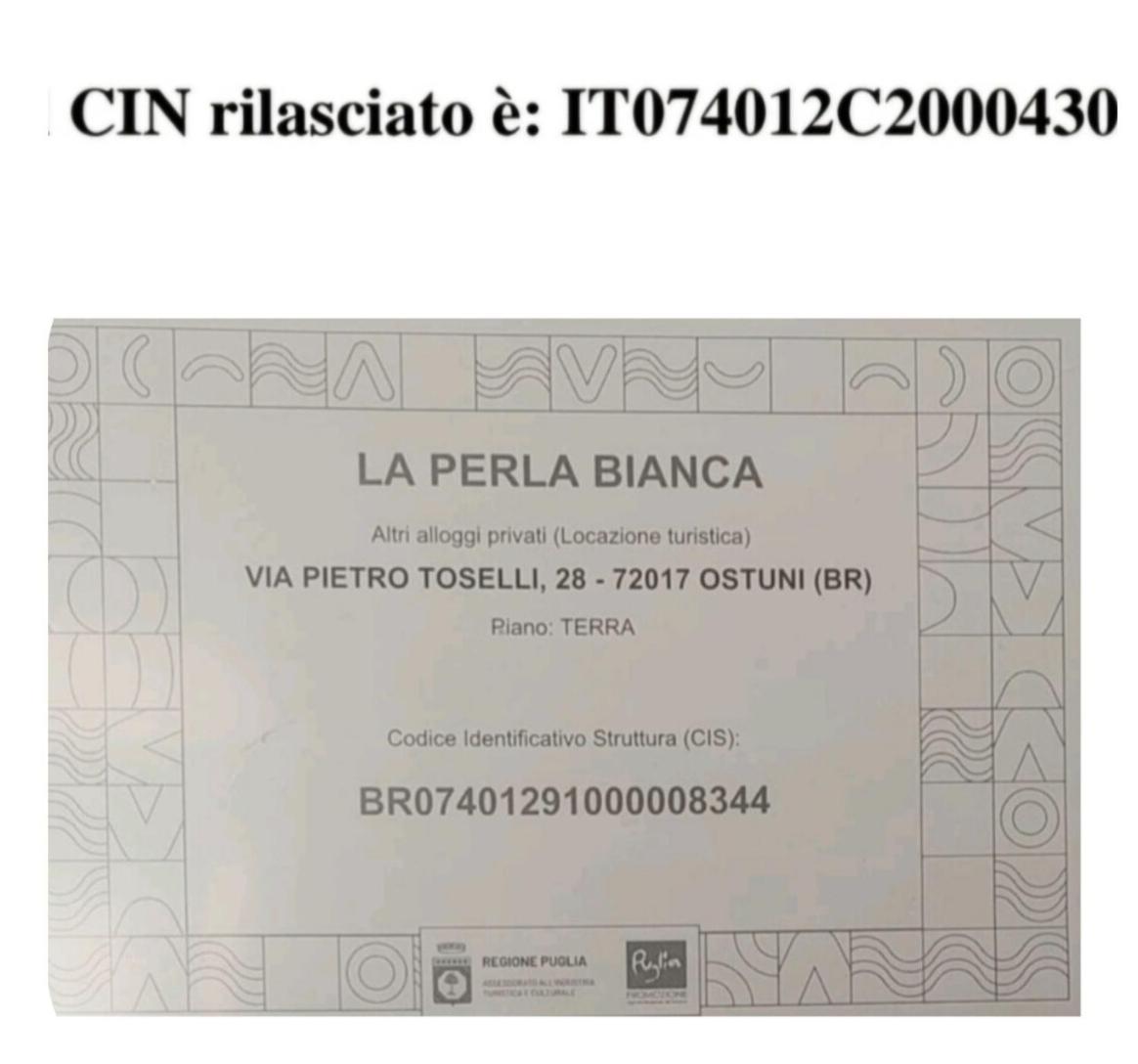 Apartmán La Perla Bianca Ostuni Exteriér fotografie